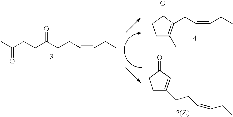 Fragrance composition containing 3-(3-hexenyl)-2-cyclopentenone