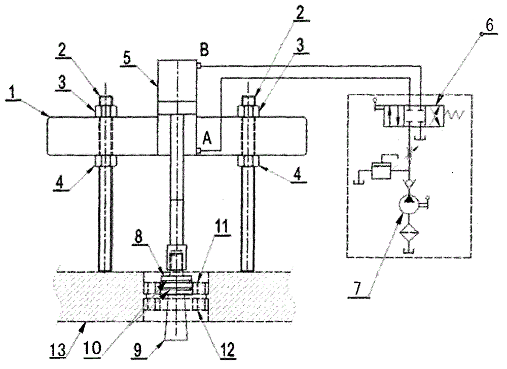 Multifunctional bidirectional hydraulic bearing puller