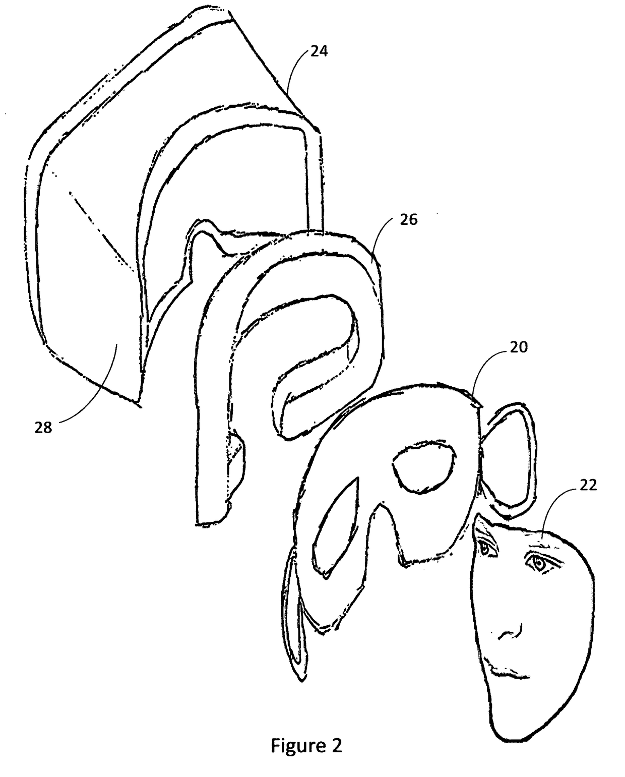 Perspiration-absorbing face pad for virtual reality head mounted display