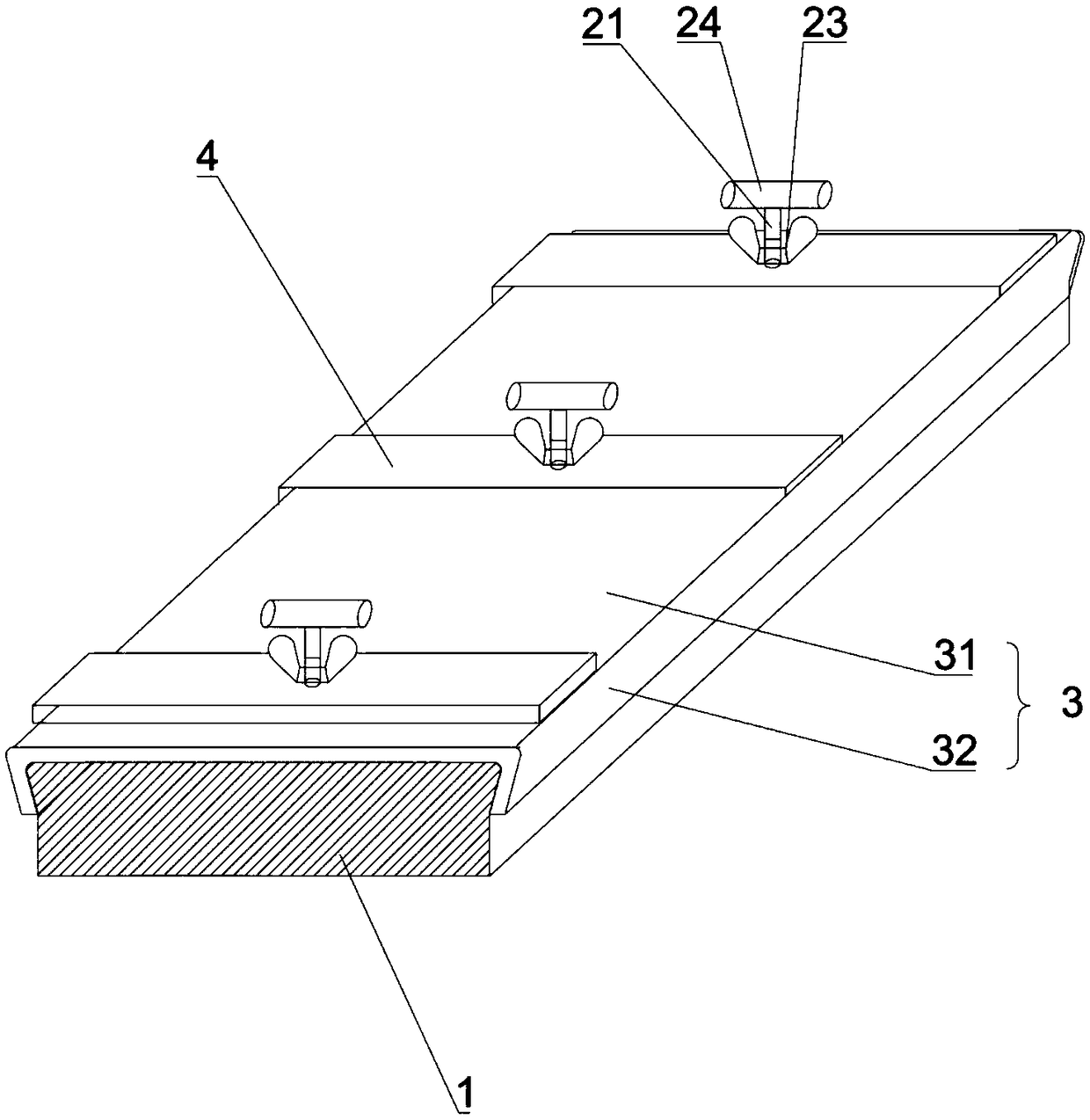 Groove waterproof device and using method of same
