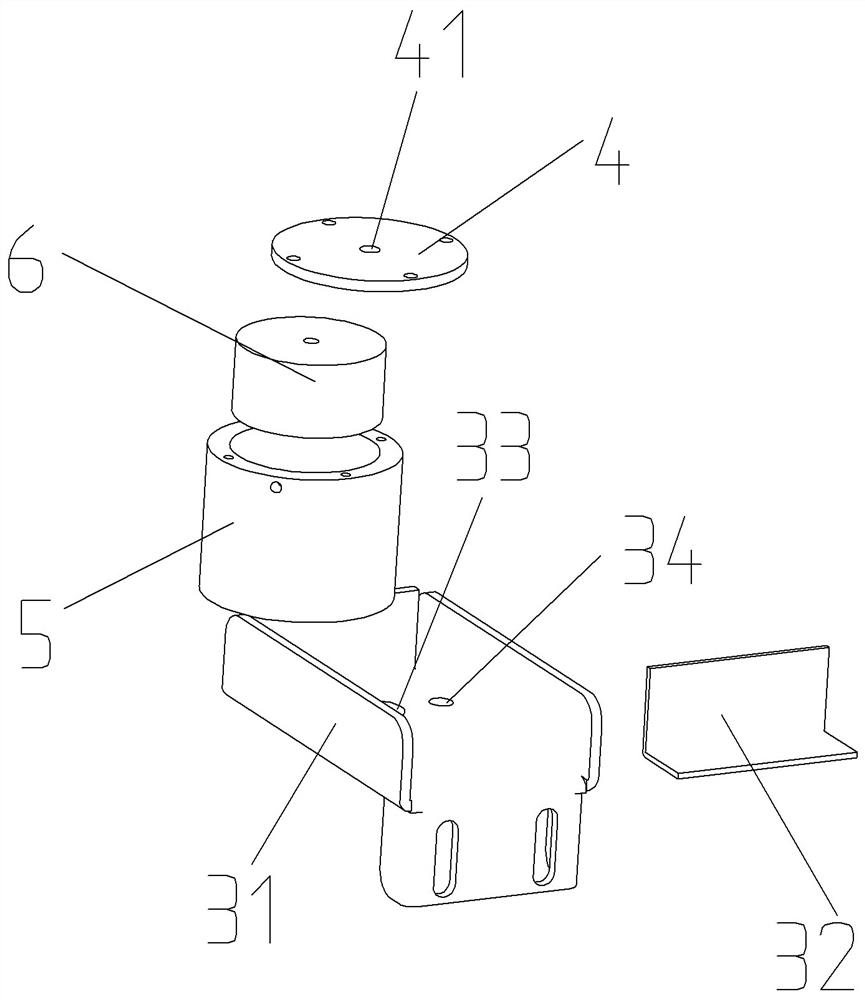 Quenching heating device and workpiece fixing unit thereof