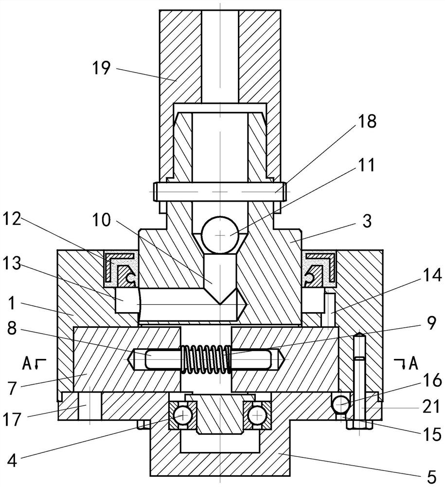 Coaxial self-lubricating device for vertical transmission mechanism