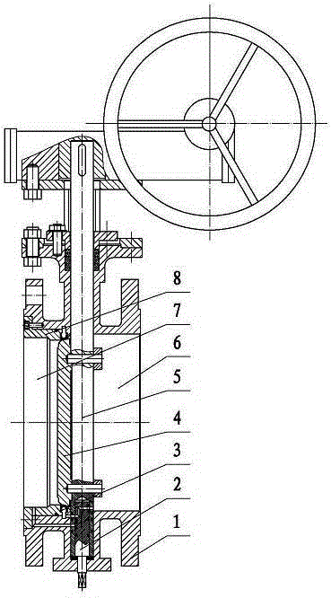 Automatic-pressurizing seal butterfly valve