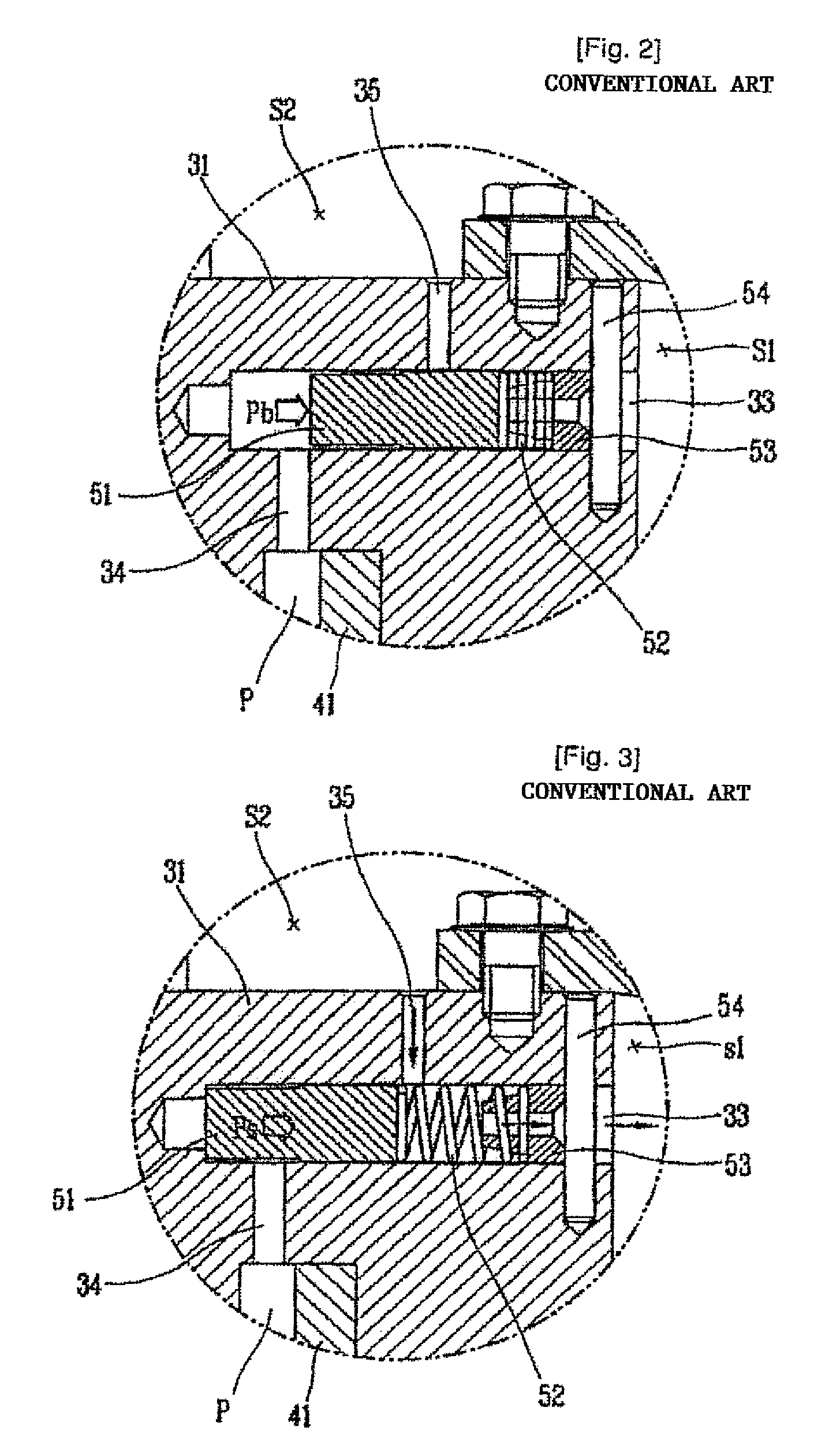 Apparatus for preventing vacuum of scroll compressor