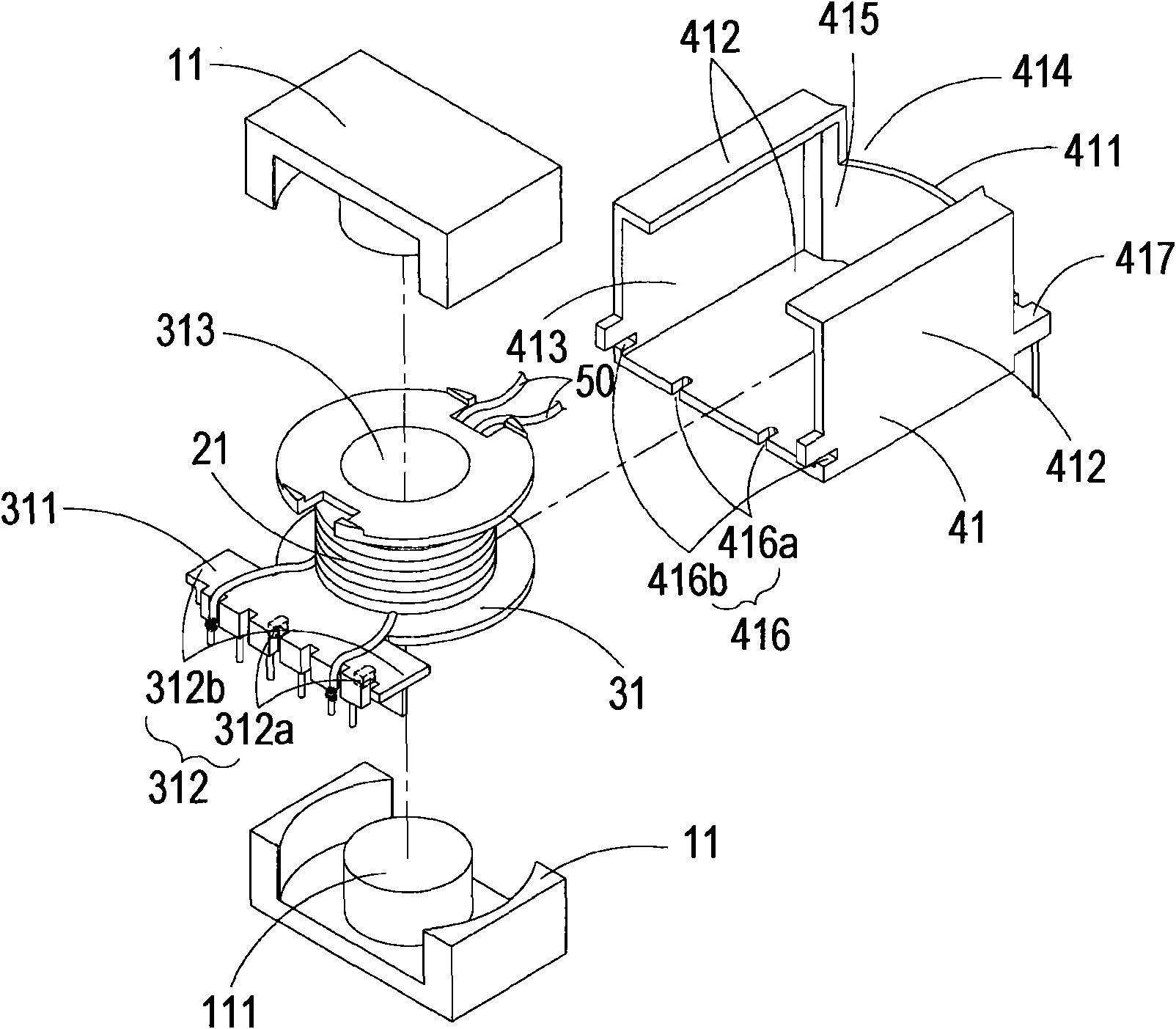 Transformer structure and manufacturing method thereof