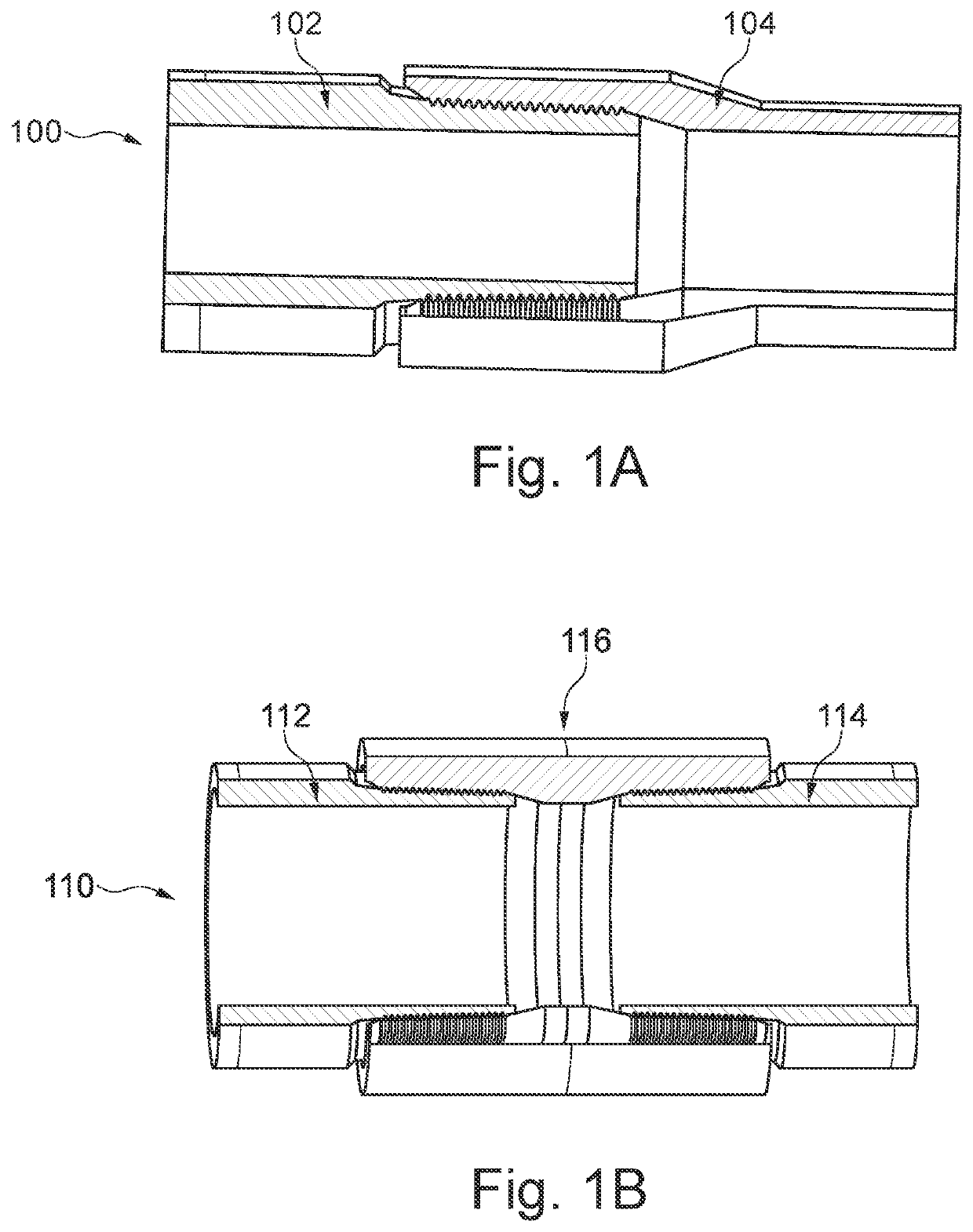 Apparatus and method for threaded-welded reinforced thermosetting resin ...