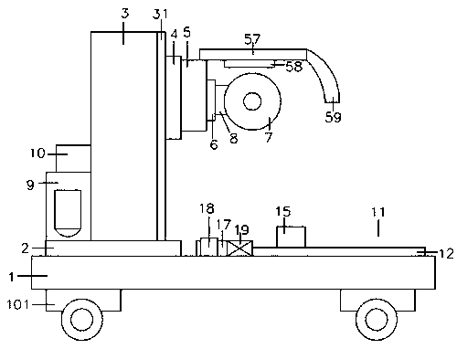 Steel pipe special cutting machine and using method thereof