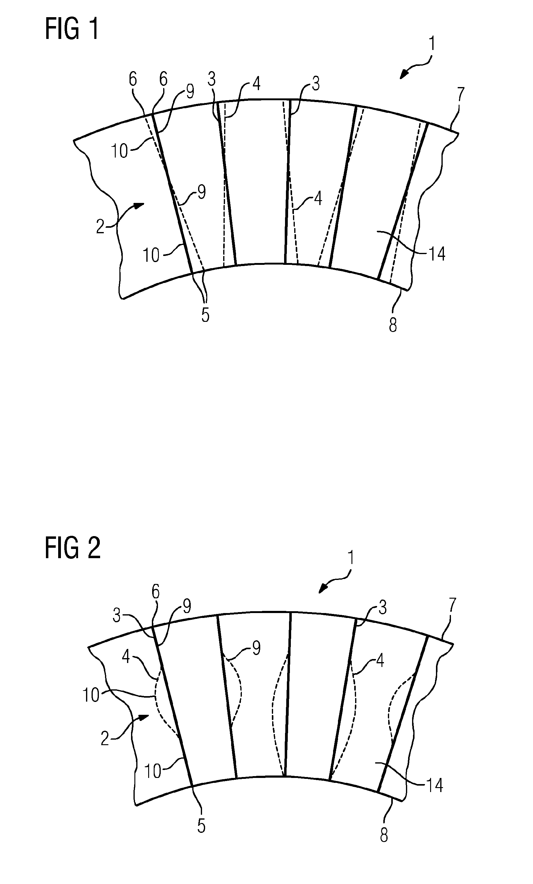 Guide blade ring for an axial turbomachine and method for designing the guide blade ring