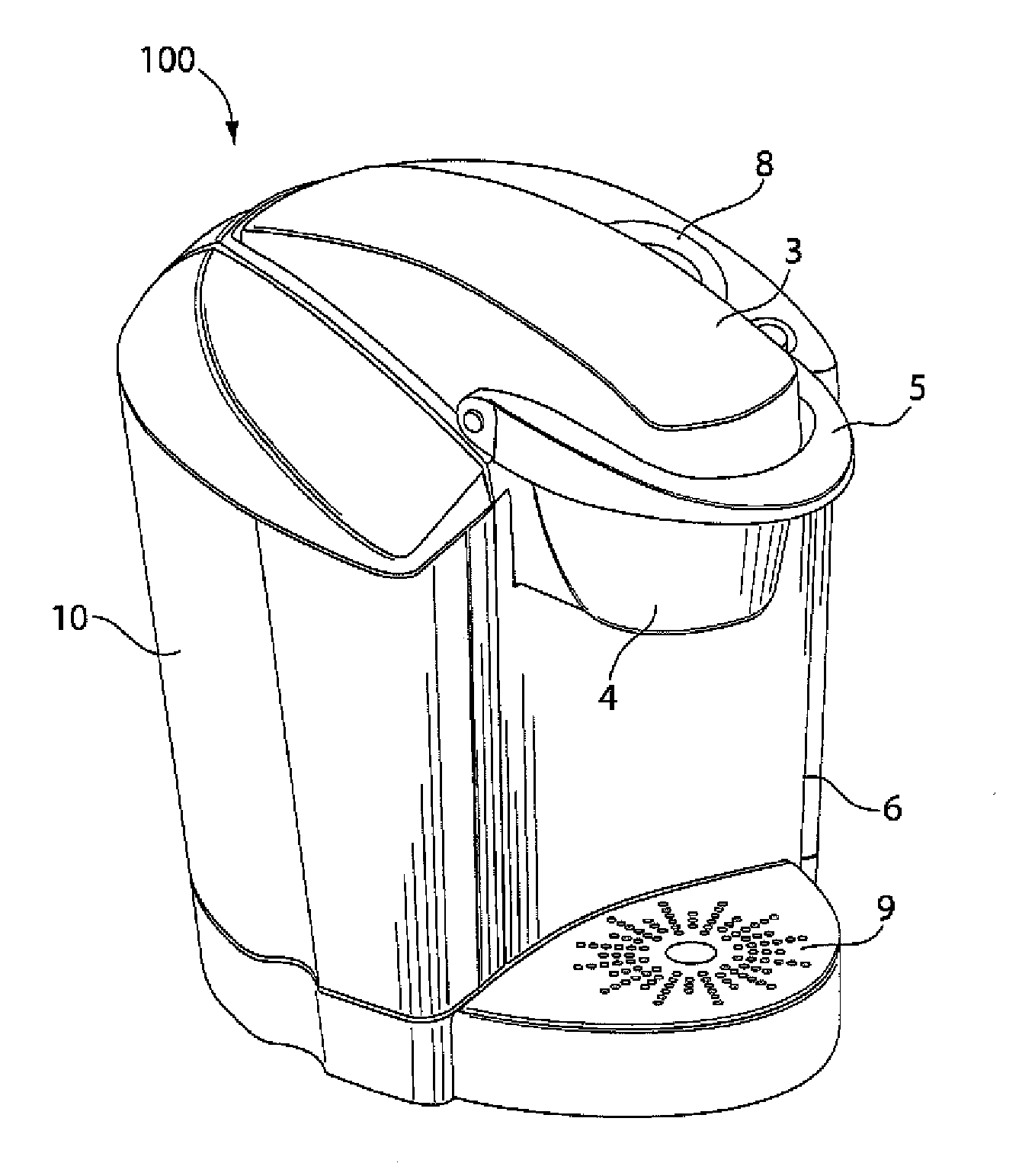 Beverage forming apparatus with centrifugal pump
