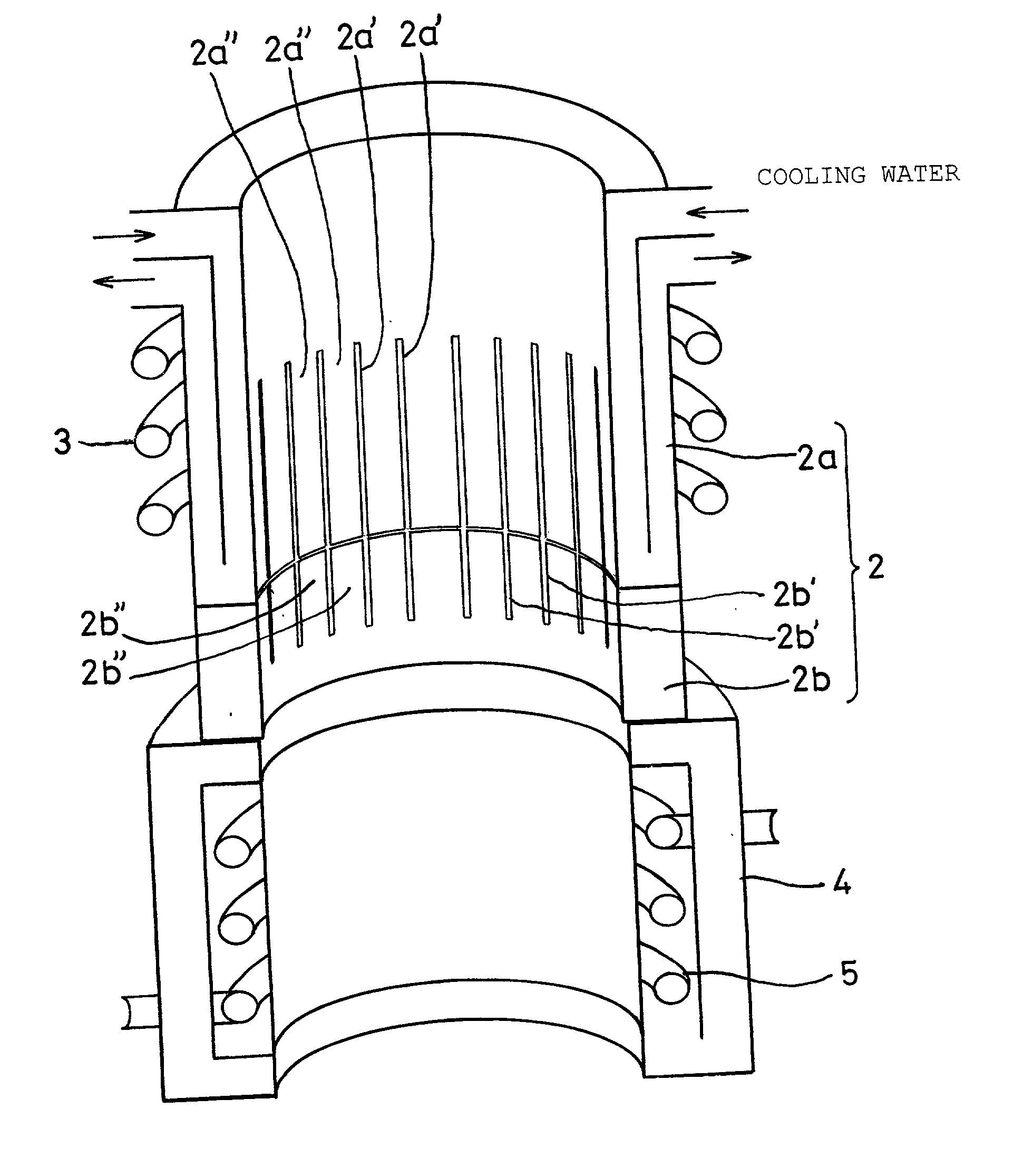 Electromagnetic induction casting apparatus