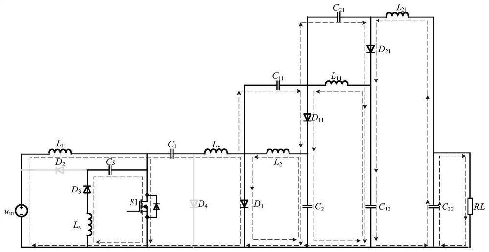 Zero-voltage turn-off zero-current turn-on high-gain Cuk converter