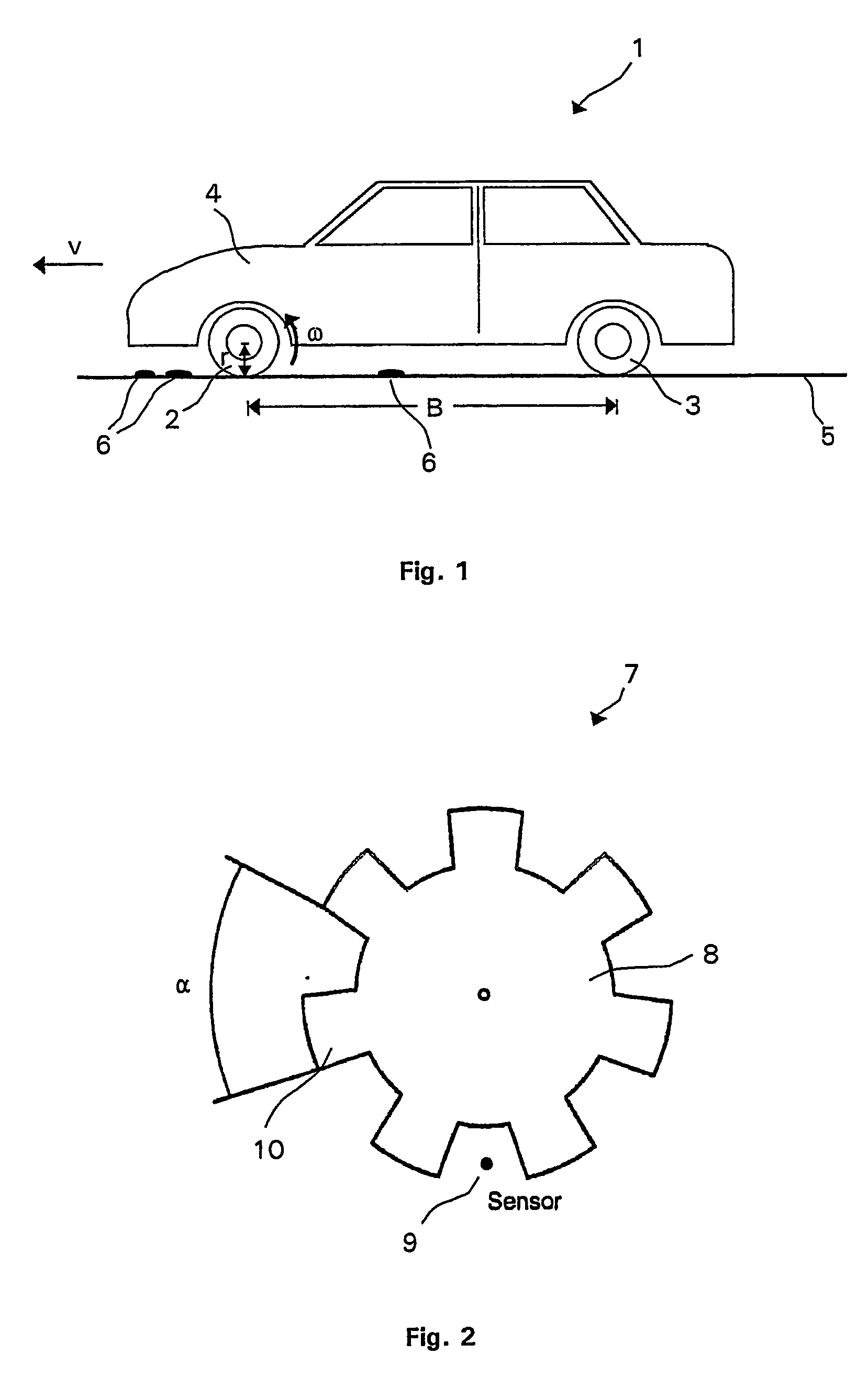 Method and system of determining the absolute velocity of a vehicle