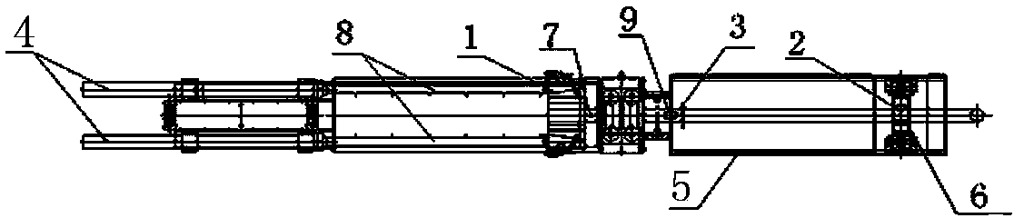 Large-diameter radibending method of steel pipe and large-bend pipe bender