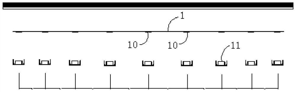 Design method of rectangular uniform light-emitting waterproof lamp tube and lamp