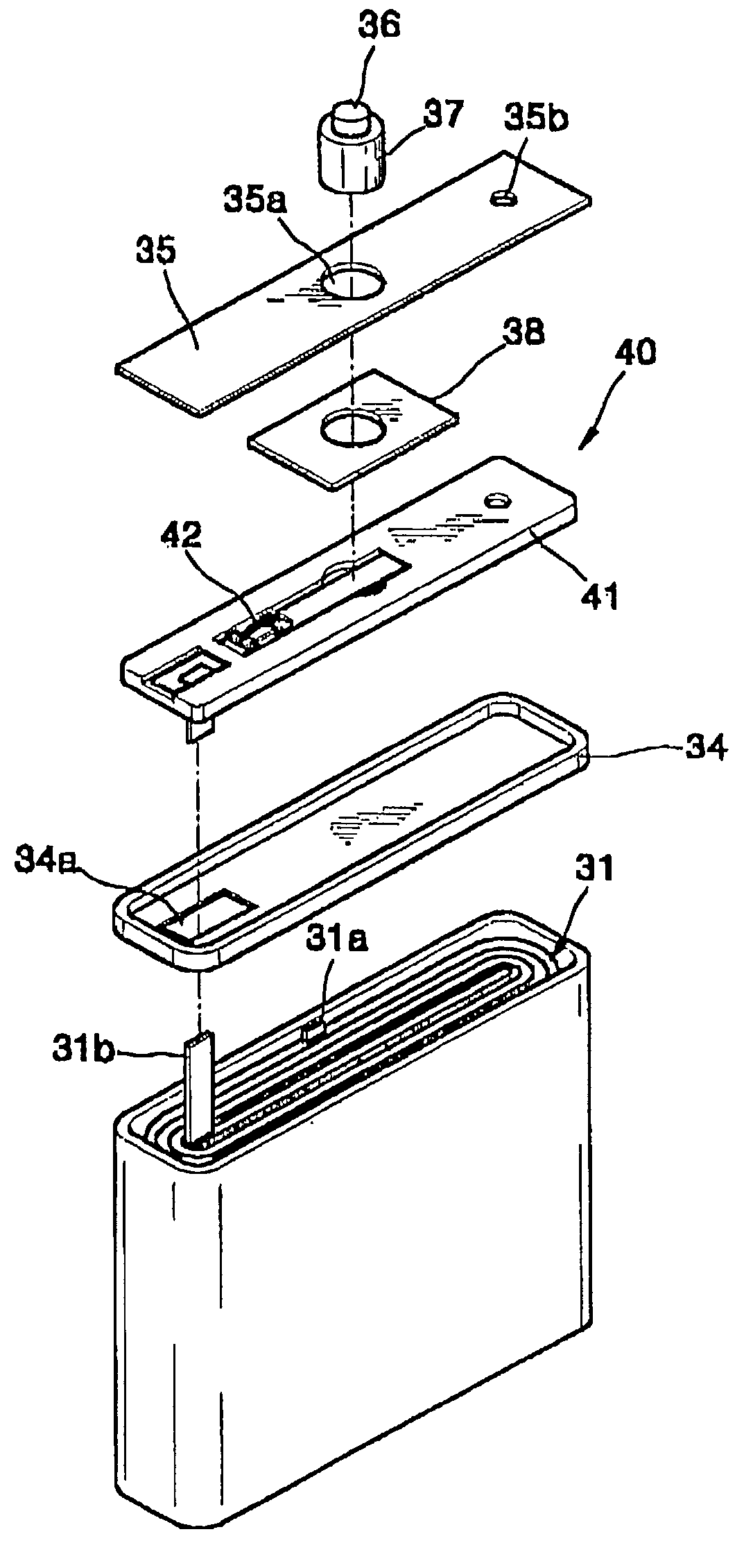 Secondary battery with thermal protector