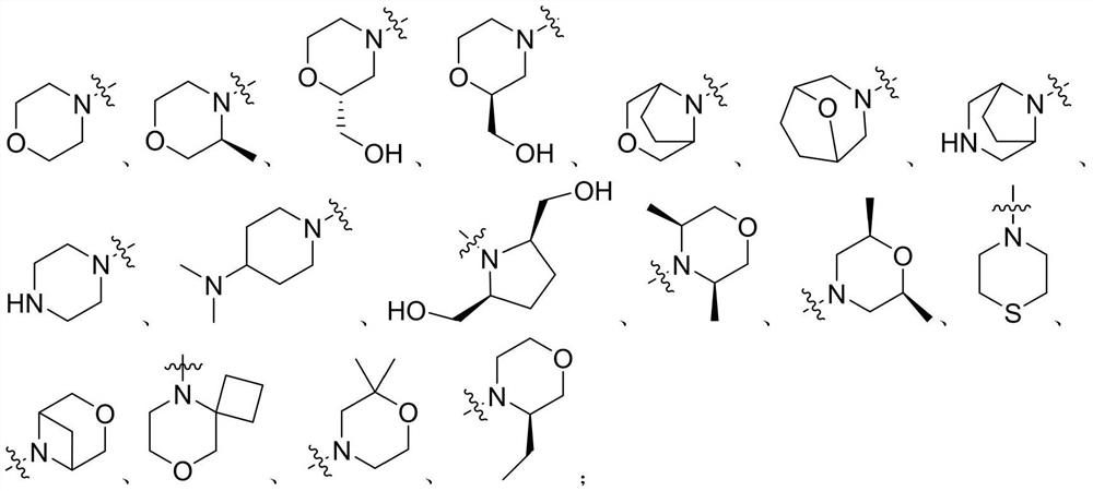 Diaryl urea mTOR kinase inhibitor as well as pharmaceutical composition and application thereof