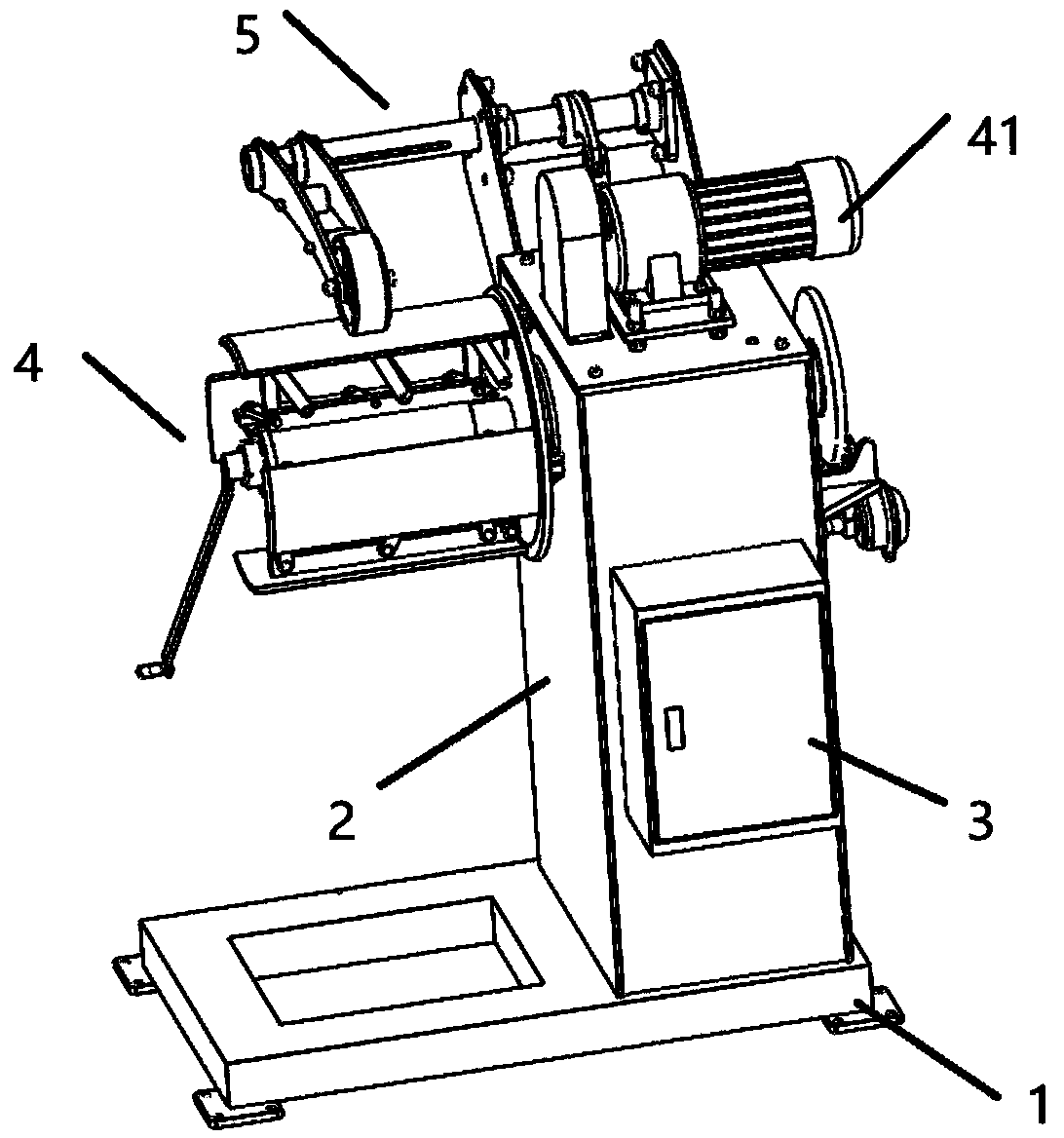 Bundle rolling device for fur collection