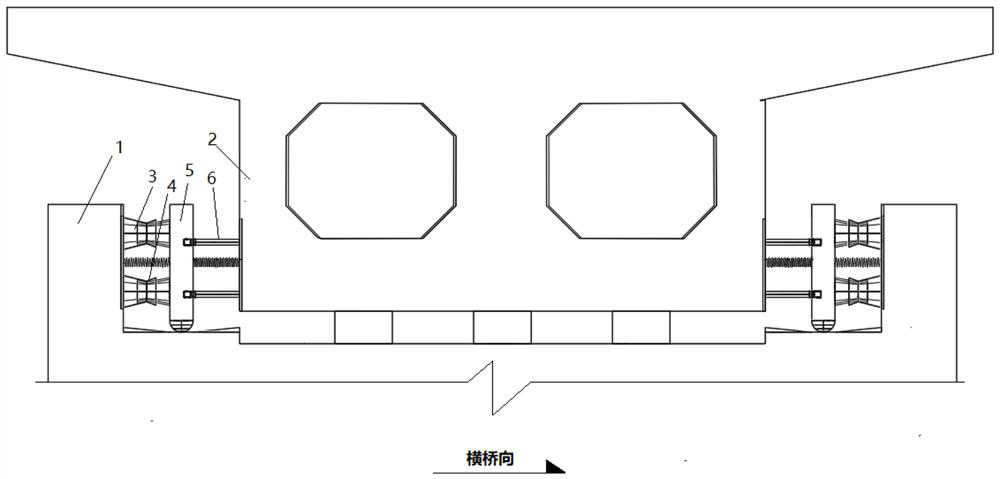 Transverse bridge direction and vertical direction bidirectional earthquake-resistant stop block structure suitable for bridge