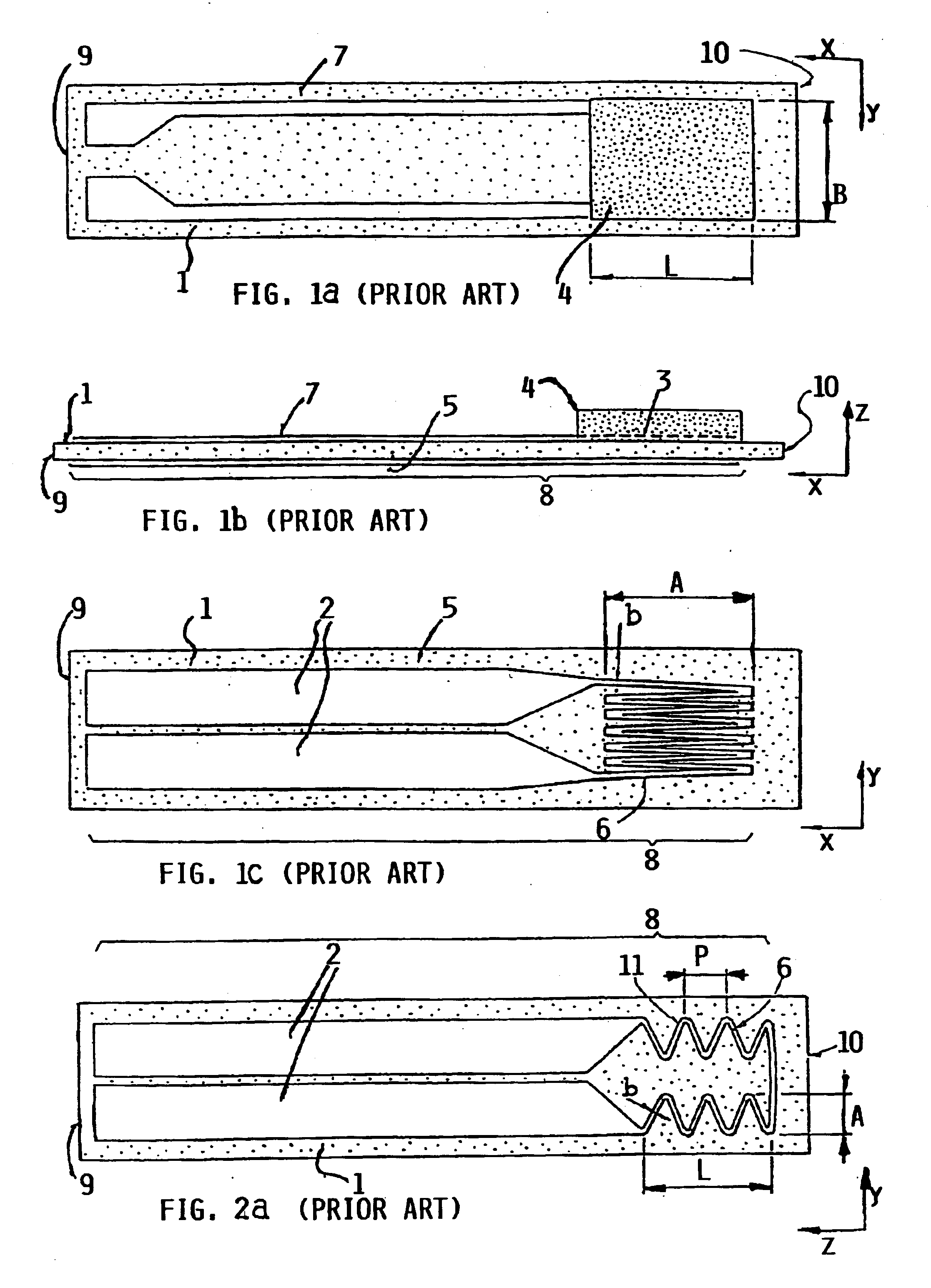 Arrangement of a heating layer for a high-temperature gas sensor