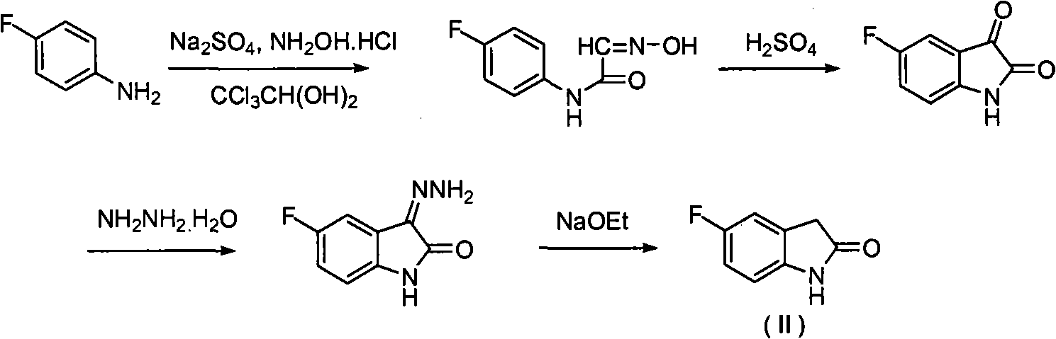 Pyrrolyl acrylamide compound and application thereof to synthesis of sunitinib