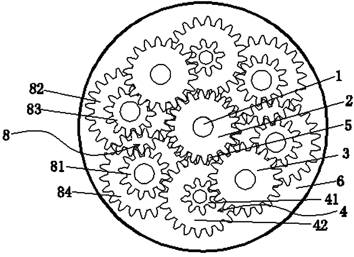 Gear transmission structure