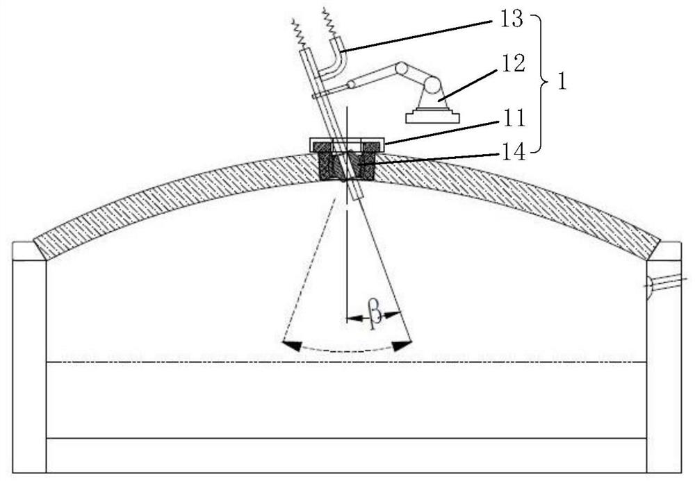 Rotary combustion device, kiln and rotary combustion method of kiln