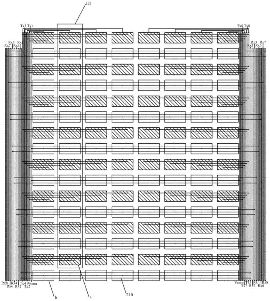 Embedded touch screen and display device