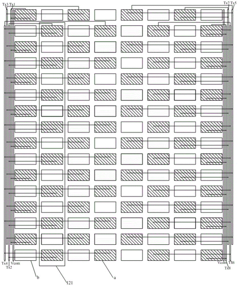 Embedded touch screen and display device