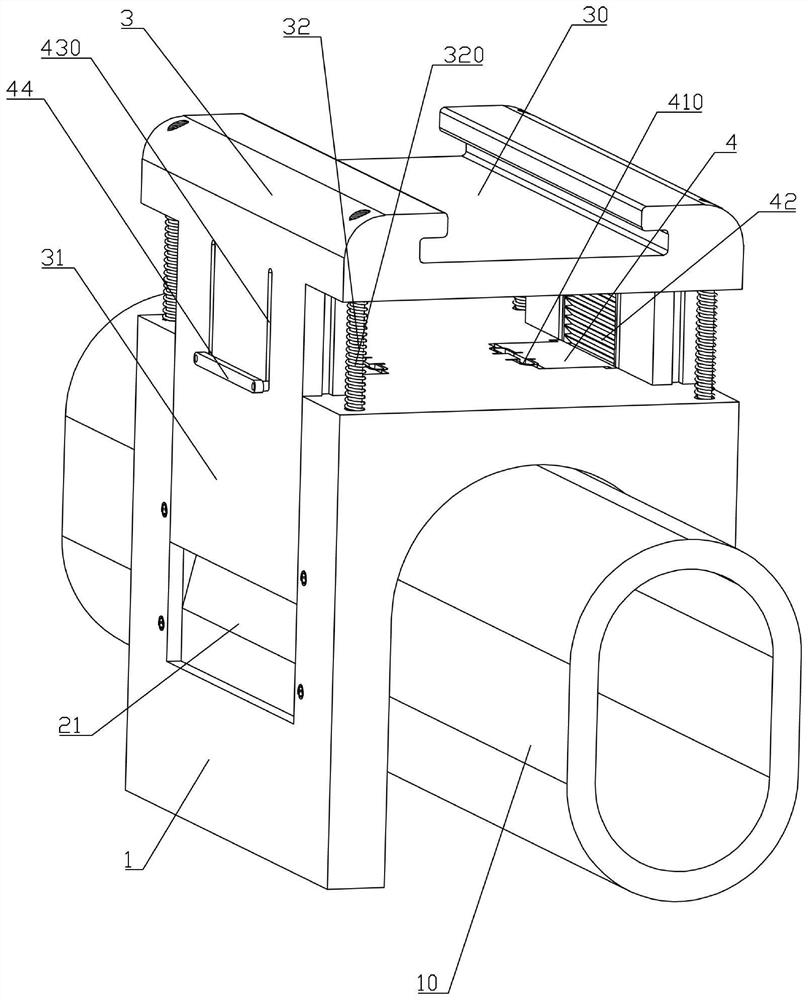 Push type anesthesia bed fastener fixer and use method thereof