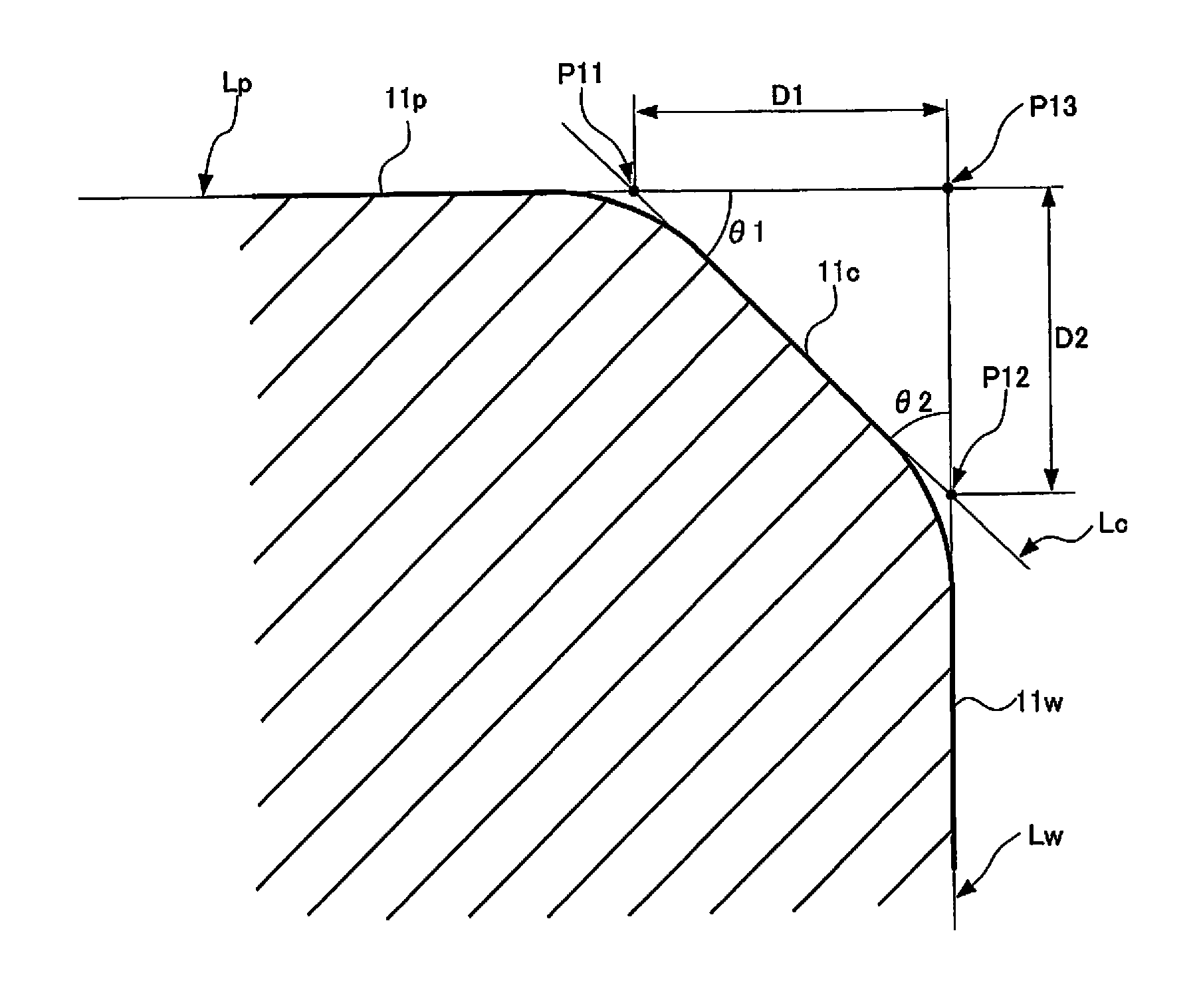 Magnetic-disk glass substrate and magnetic disk