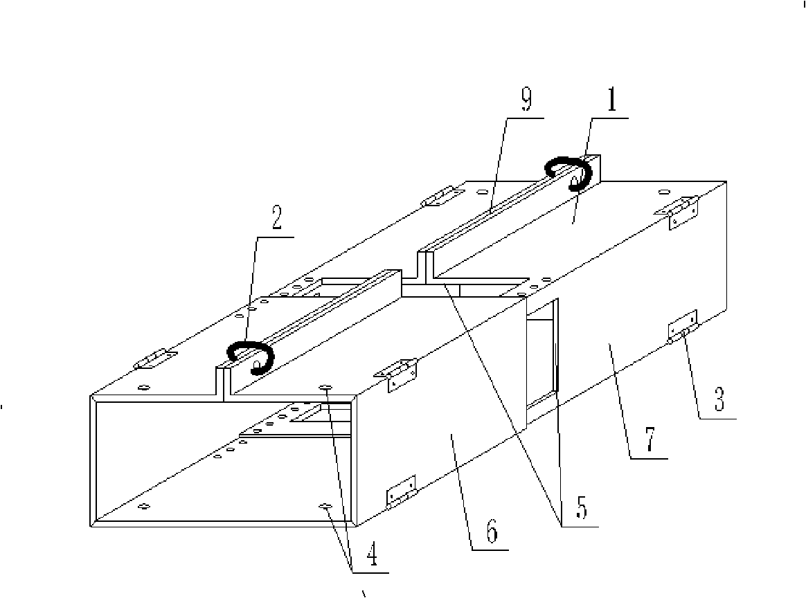 Polyhedron component molding mould