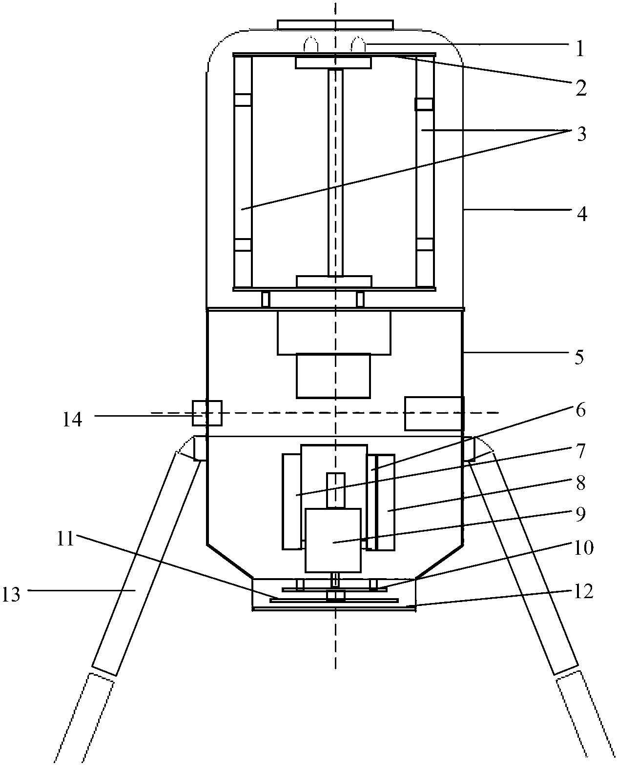 Integrated device for lightning and ground electric field monitoring
