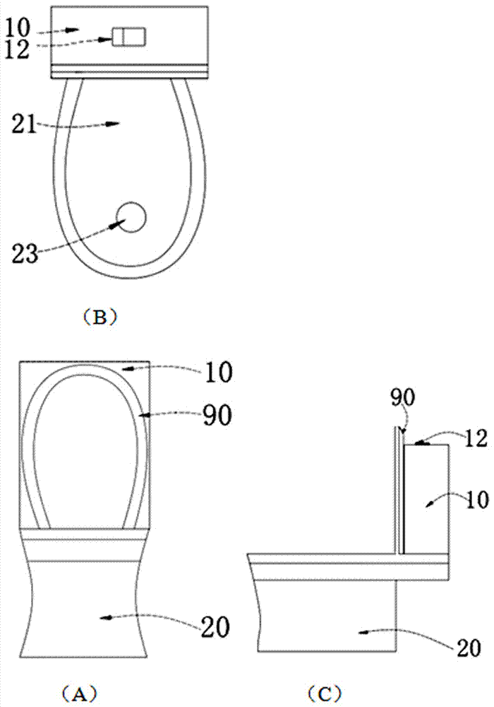 Splash-proof dynamic toilet bowl
