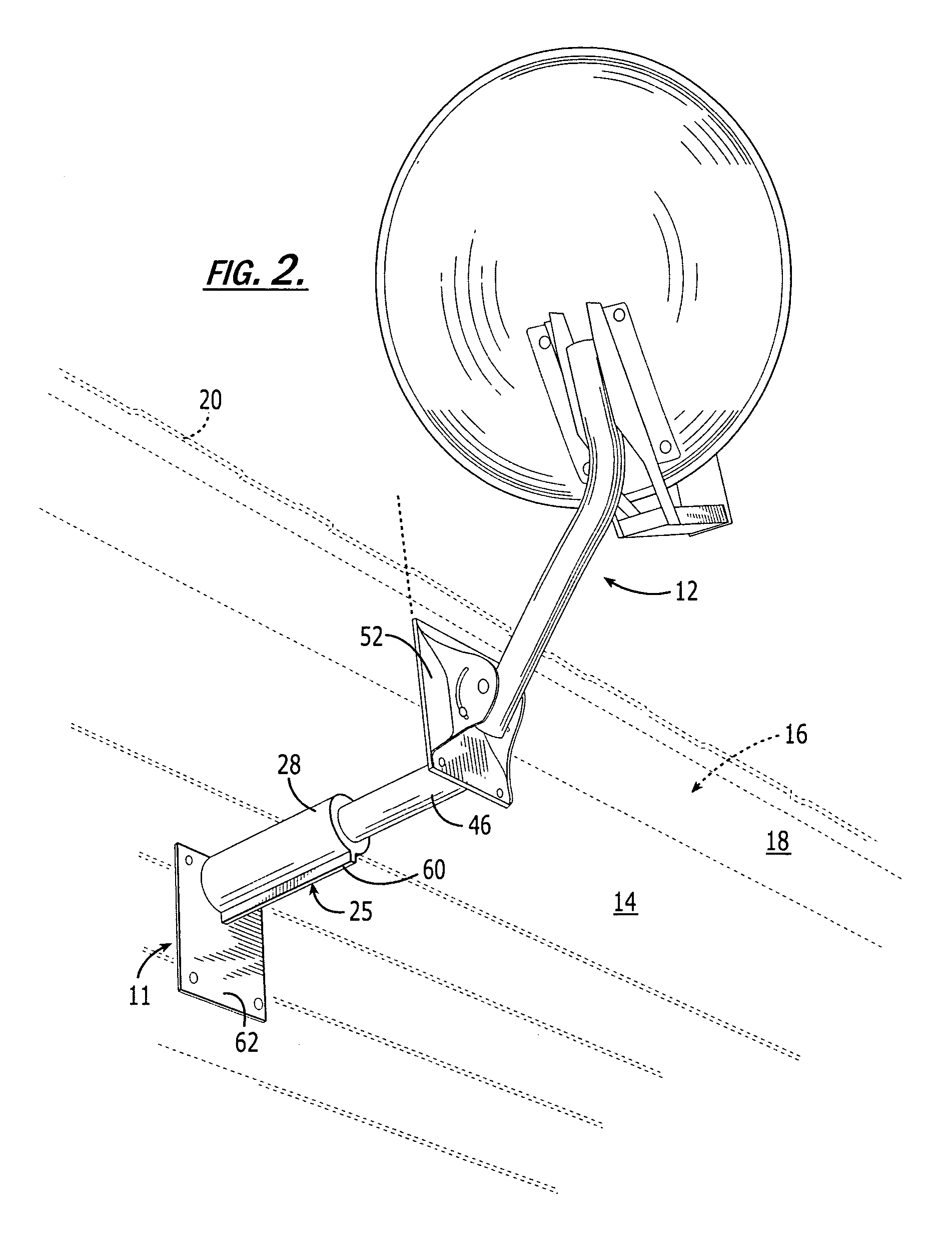 Satellite antenna mounting apparatus and method