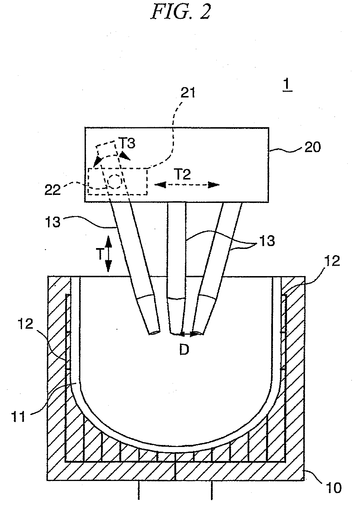 Inner crystallization crucible and pulling method using the crucible