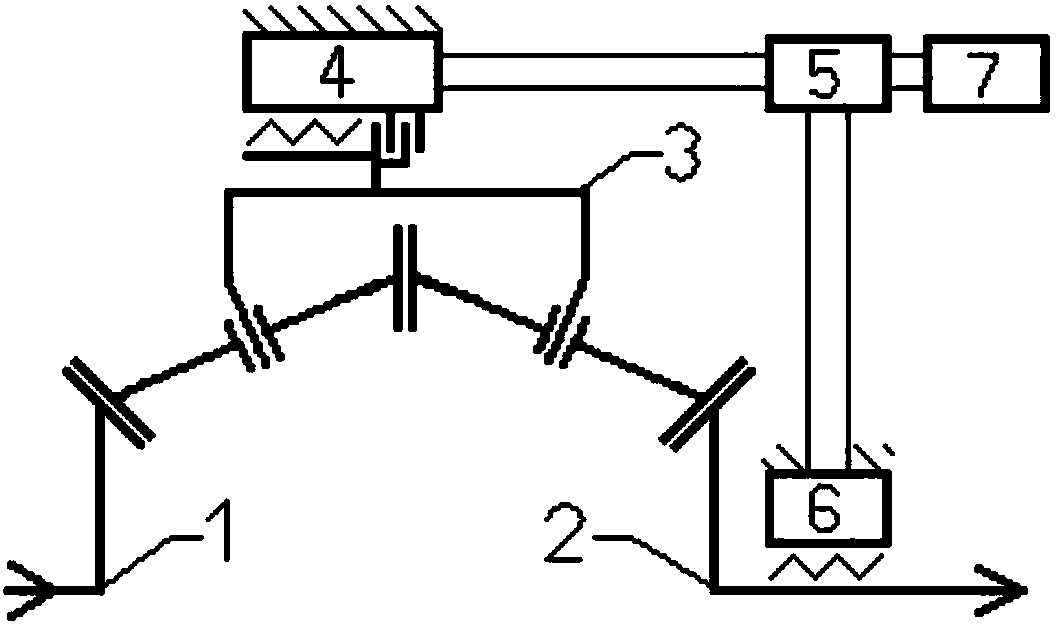 Special-shaped single-row one-gear hybrid device