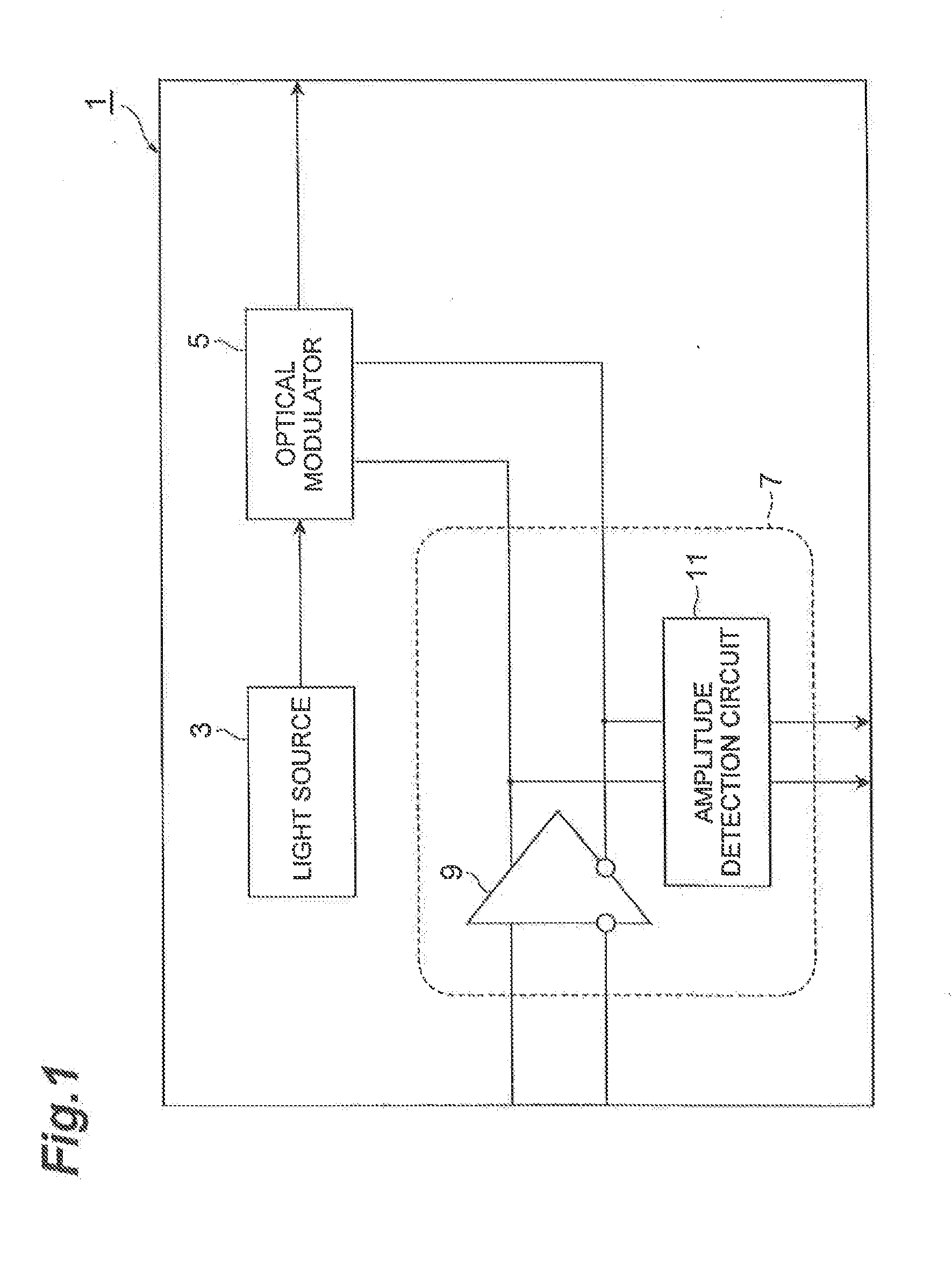 Detection circuit for detecting signal amplitude