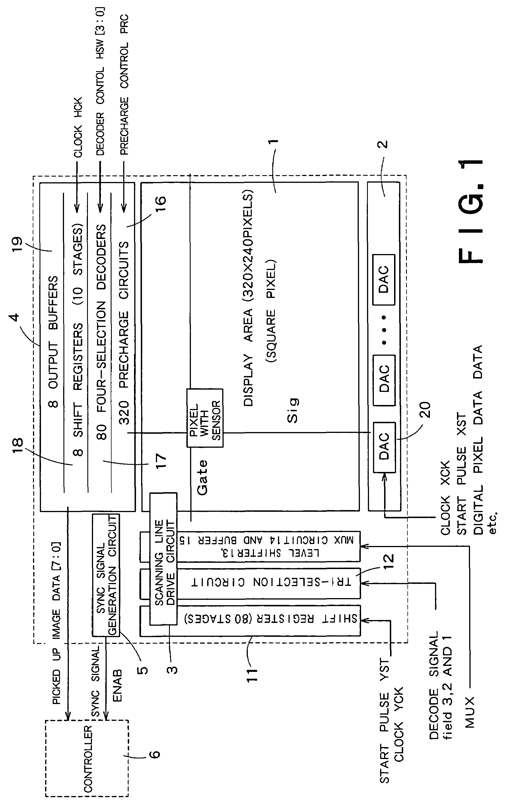 Display device and information terminal device