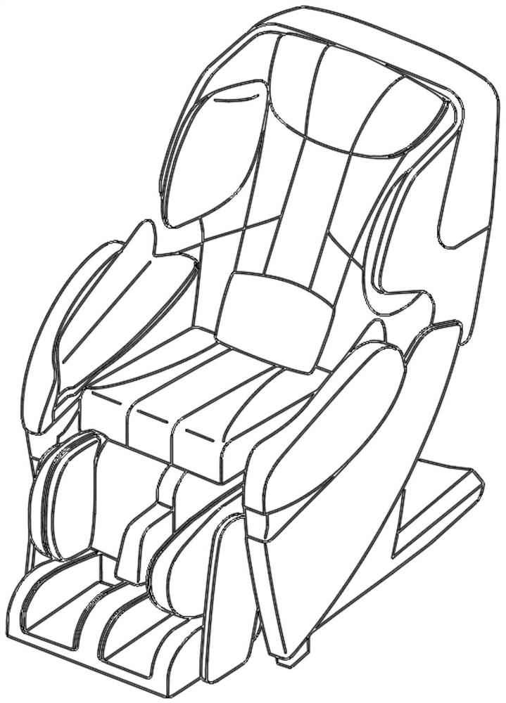 Electric vibration health-care chair based on heart rate monitoring