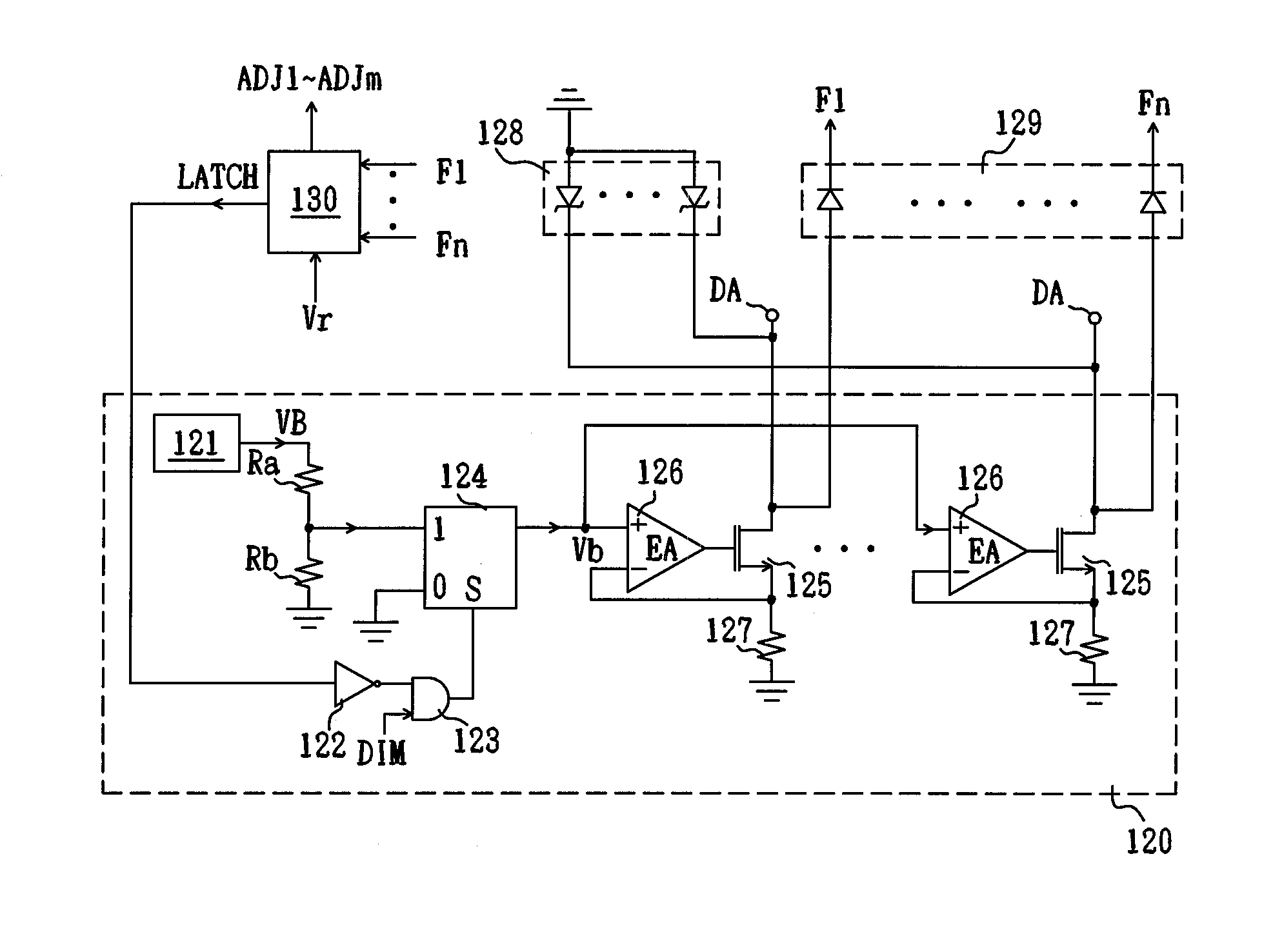 LED current control circuit, current balancer and driving apparatus