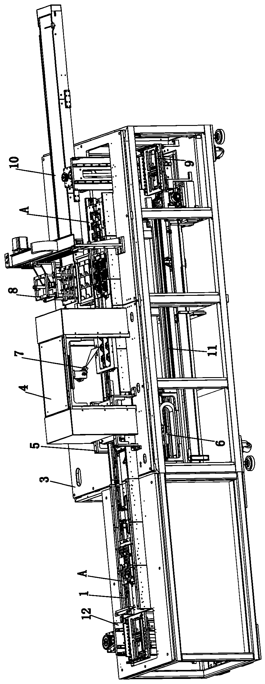 A component foot measuring machine and its measuring process