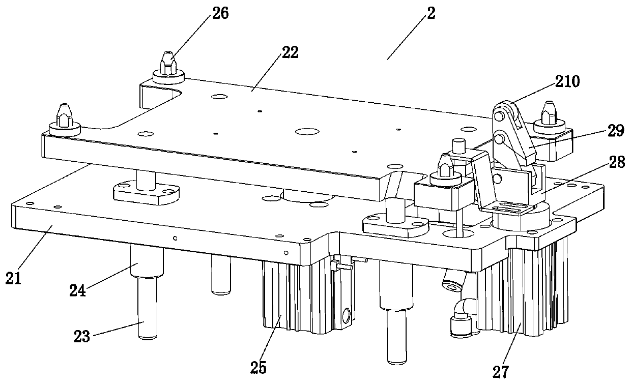 A component foot measuring machine and its measuring process