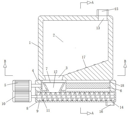 Feeding device for squeezer