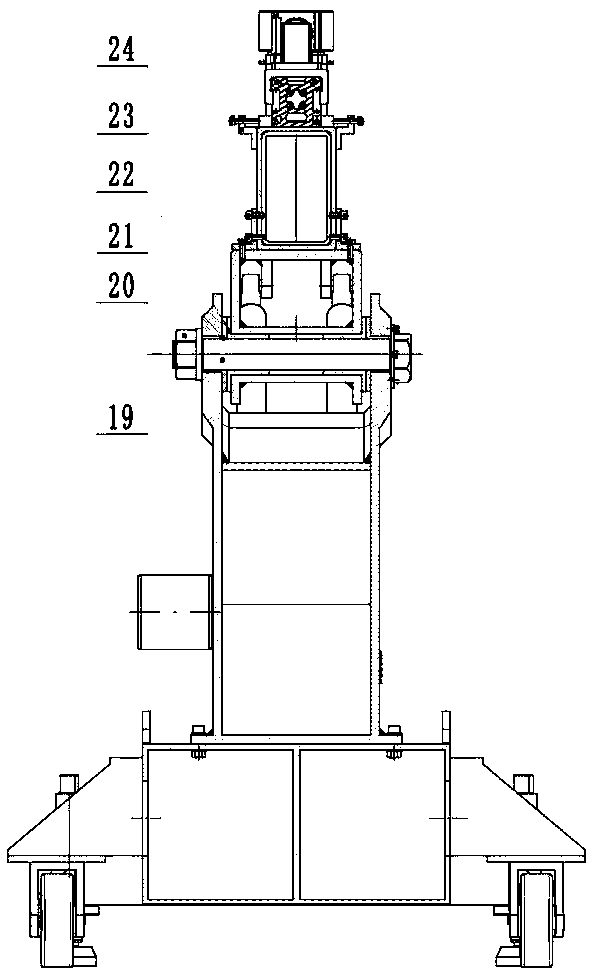 A fully automatic on-site calibration device for large-scale measuring equipment