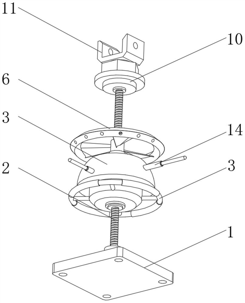 A suspension strike pile for fitness exercise based on air flow floating