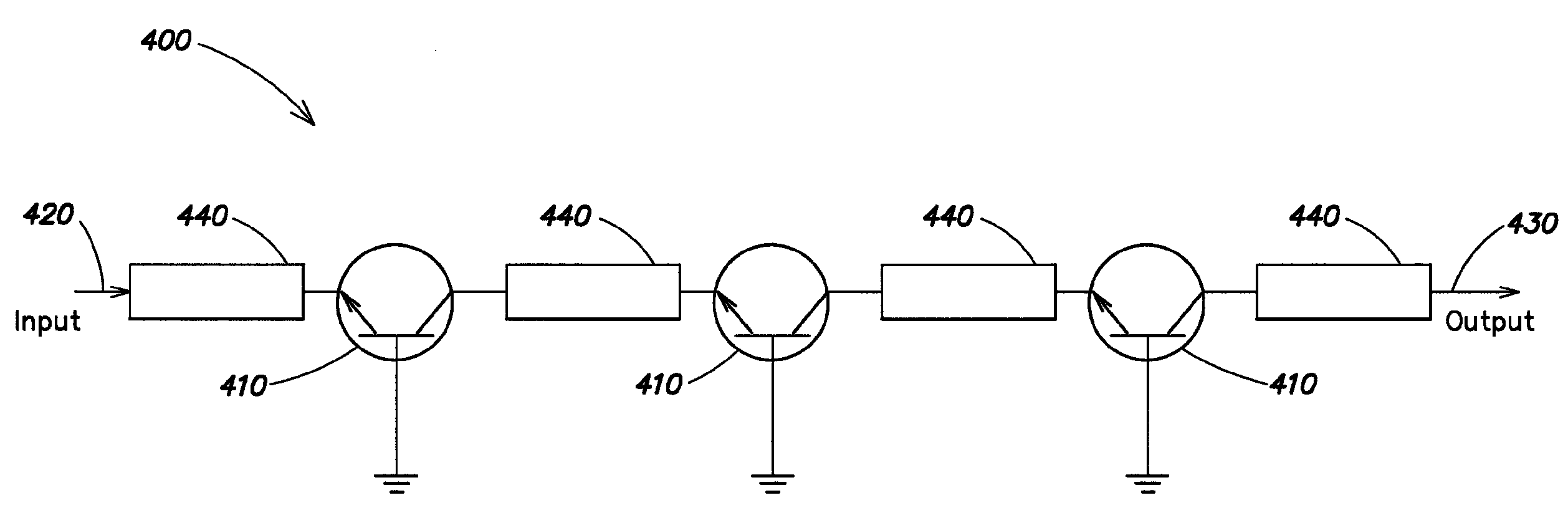 Passive spectrum control for pulsed RF power amplifiers