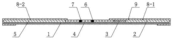 Test strip for rapidly detecting trace sulfachlorpyridazine and preparation method thereof