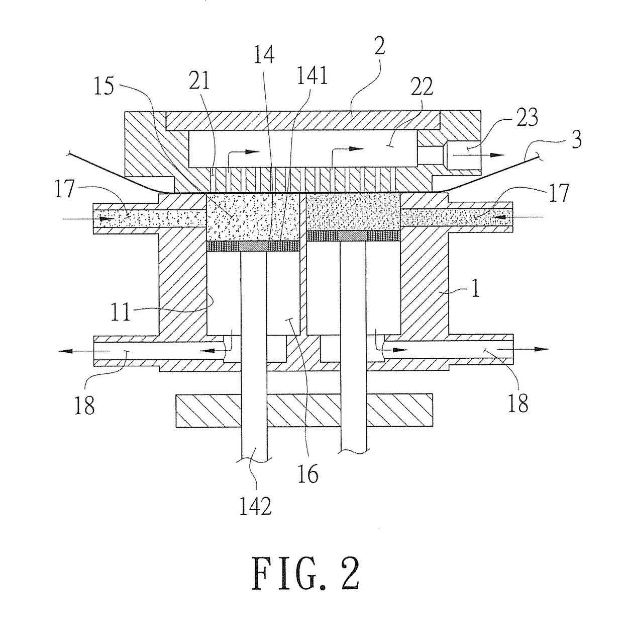 Pressed powder element forming machine