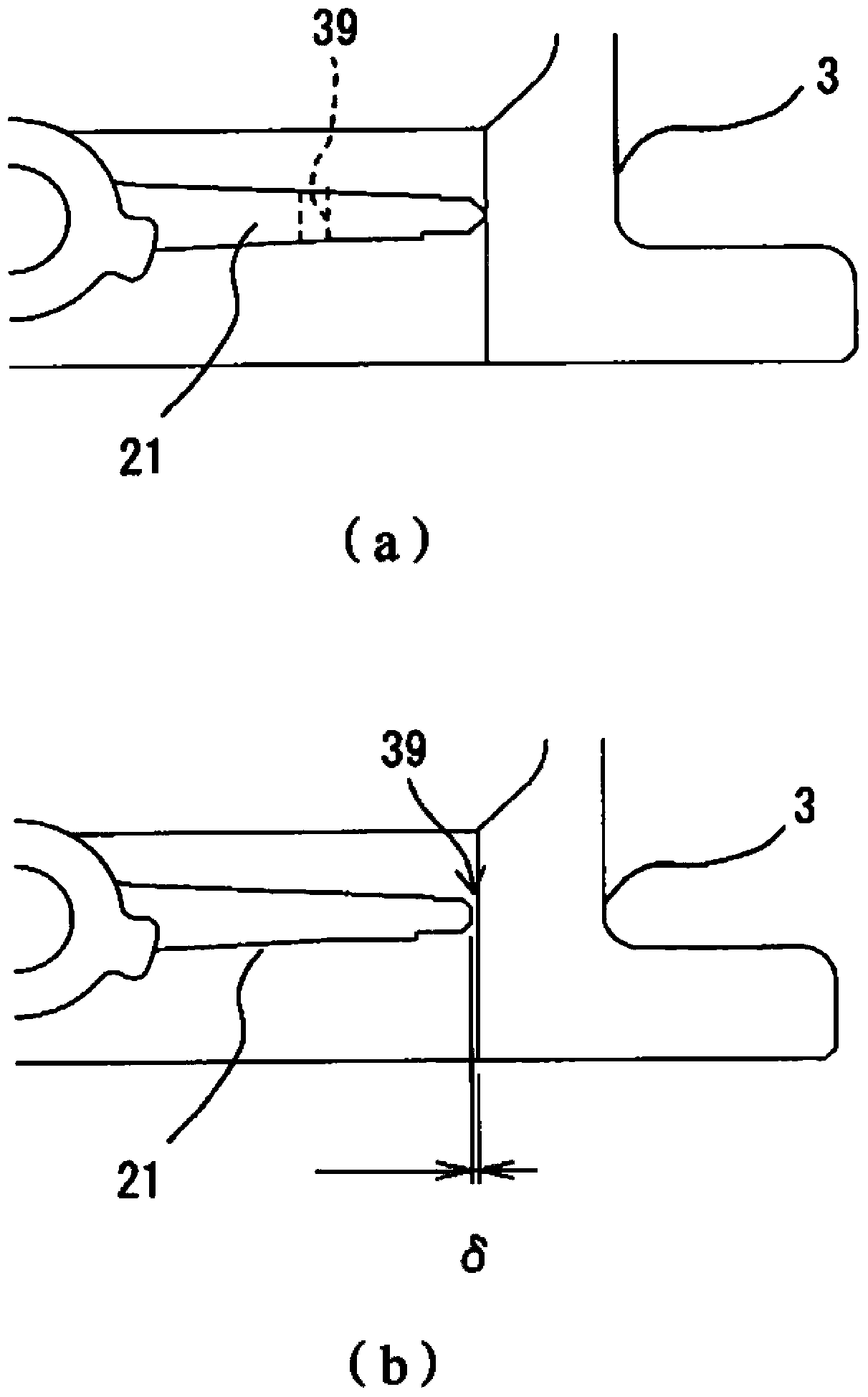 Absorption structure of compressor