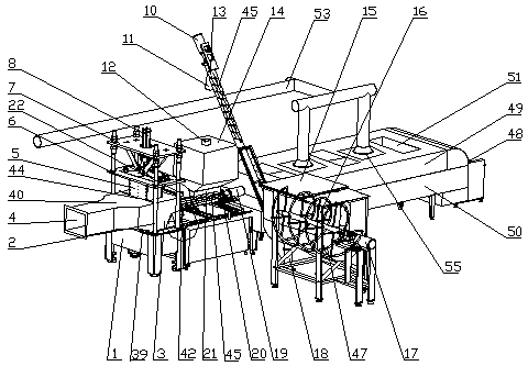 Efficient compression molding system for vacuum insulated panel